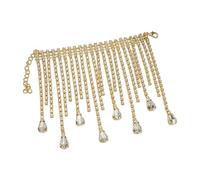 Vin Bouteille De Vin Frange Ornement 9.1 Centimètre Long Strass Pierre | Pendentif réglable pour bouteilles de vin pour mariage, Saint-Valentin, fêtes, anniversaires, événements, maison, table et
