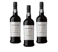 J. W. Burmester – Vin de Porto LBV – Vin fortifié – Lot de 3