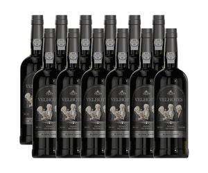 Vin de Porto Calem Velhotes Tawny 10 Years - Vin Fortifié - Lot de 12