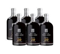 Vin de Porto Quinta do Vallado 20 Years 500ml - Vin Fortifié - Lot de 3