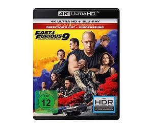 Vin Diesel,Michelle Rodriguez,Tyrese Gibson - Fast & Furious 9 - Die Fast & Furious Saga (4K Ultra-HD) (+ Blu-ray 2D) [Region Free]