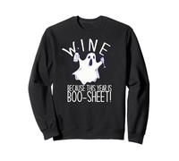 VIN Parce Que Cette ANNÉE EST Boo-Sheet! Halloween Ghost Meme Sweatshirt