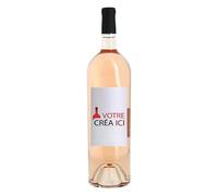 Vin rosé 75 asa Rossa » - Bouteille de vin personnalisée avec votre Message, votre Image, votre Logo… [ Vins et spiritueux ] (1 Bouteille)