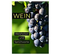 VIN Sagesses et proverbes, Version française (Calendrier mural 2026 DIN A3 portrait), Calendrier CALVENDO mensuel