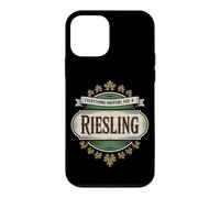 Vin Slogan Amateur de Vin Everything Happens for A Riesling Coque pour iPhone 12 Mini