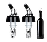 Vin Win - 9,66 Pouces Bouchons De Bouteille | Dispensateur En Acier Inoxydable - 2 Pack Cap De Commande 30 Ml Avec Conception De Mesure Précise 22G Outil Durable, Idéal Pour Les Cocktails Whisky Et Ut