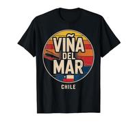 Viña Del Mar Chili Ville côtière Voyage Design T-Shirt Graphique avec Valeur