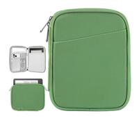 Vinabilia 6-7" Protectrice Housse pour 7" Nouveau Kindle Paperwhite et Kindle Colorsoft Signature Edition, 6" Kindle 11e Génération, Sac de Transport pour Kindle Oasis E-Reader, Vert