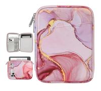 Vinabilia 6-7" Protectrice Housse pour 7" Nouveau Kindle Paperwhite et Kindle Colorsoft Signature Edition, 6" Kindle 11e Génération, Sac de Transport pour Kindle Oasis E-Reader,Rose Nuageux