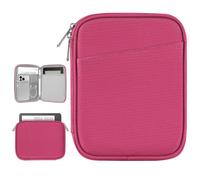 Vinabilia 6-7" Protectrice Housse pour 7" Nouveau Kindle Paperwhite et Kindle Colorsoft Signature Edition, 6" Kindle 11e Génération, Sac de Transport pour Kindle Oasis E-Reader, Rose