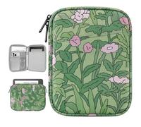Vinabilia 6-7" Protectrice Housse pour 7" Nouveau Kindle Paperwhite et Kindle Colorsoft Signature Edition, 6" Kindle 11e Génération, Sac de Transport pour Kindle Oasis E-Reader, Coquelicot