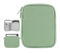 Vinabilia 6-7" Protectrice Housse pour 7" Nouveau Kindle Paperwhite et Kindle Colorsoft Signature Edition, 6" Kindle 11e Génération, Sac de Transport pour Kindle Oasis E-Reader, Vert Matcha
