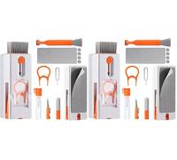 Vinabo 11 en 1 Kit de Nettoyage Clavier, Kit Nettoyage pour AirPods, Keyboard Cleaner avec Brosse, Kit Nettoyage Multifonctionnelle pour Tablette, Téléphones, Laptop, Écouteur Bluetooth, Caméra