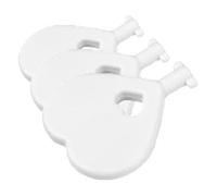 Vinabo 20PCS Cache Prise Bébé avec 2 Clés, Cache Prise Electrique Universal pour Securite Enfant, Protection Prise Electrique Bebe pour Domestique (Blanc) (Lot de 3)