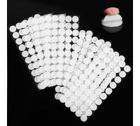 Vinabo 400 Pcs Pastille Scratch Autocollant Double Face Rond 20mm Crochets et Boucles pour DIY, Artisanat