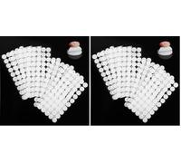 Vinabo 400 Pcs Pastille Scratch Autocollant Double Face Rond 20mm Crochets et Boucles pour DIY, Artisanat (Lot de 2)