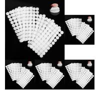Vinabo 400 Pcs Pastille Scratch Autocollant Double Face Rond 20mm Crochets et Boucles pour DIY, Artisanat (Lot de 5)