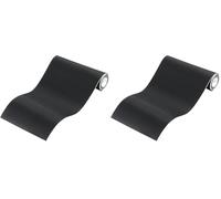 Vinabo 40x150cm Simili Cuir Autocollant, Adhésif Pour Réparation Et Rénovation, Patch Auto-adhésif Pour Siège Voiture, Bottes, Sac À Main, Sacs Souples - Noir (Lot de 2)