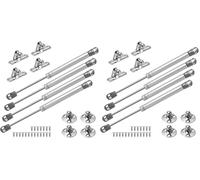 Vinabo 4PCS 100N Vérin à Gaz Vérins Meuble Hydraulique Ressort Amortisseurs à Gaz Bras Pneumatique pour Levage de Porte Armoire Meuble Cuisine Placard Penderie à Chambre Amortisseur charniè (Lot de 2)