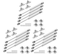 Vinabo 4PCS 100N Vérin à Gaz Vérins Meuble Hydraulique Ressort Amortisseurs à Gaz Bras Pneumatique pour Levage de Porte Armoire Meuble Cuisine Placard Penderie à Chambre Amortisseur charniè (Lot de 3)