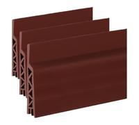 Vinabo Bas de Porte Isolant Froid, Boudin de Porte, Joint Porte, Joint pour Porte Adhésive, Idéal pour l'isolation Contre Le Froid Insonorisé Anti-poussière (100x5cm Brun) (Lot de 3)