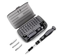 Vinabo Jeu Tournevis de Précision 32 en 1- Mini Set Tournevis Magnétique Bricolage Electronique de Réparation Kit, Outil Informatique pour PC, MacBook, iPhone, Lunettes, Montre, Smartphone