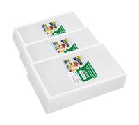 Vinabo Sacs Sous Vide Alimentaire 100 Sachets 20 x 30 cm pour Machine Sous Vide des Aliments et la Cuisson, Sac Sous Vide Gaufré - Blanc (Lot de 3)