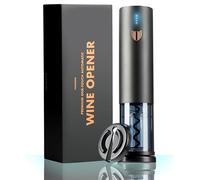 VINABON Tire-bouchon électrique - Premium 2025 rechargeable - Tire-bouchon avec coupe-capsule, fonctionnement automatique à une touche et lumières LED (français non garanti)