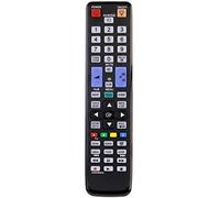 VINABTY AA59-00431A Télécommande de remplacement pour Samsung UA55D8000YMXRD UA55D8000YMXXY UA55D7000LMXXY UE32D6530WK PS59D8000FMXXY UN40D6300SFXZA UE37D6510WK UE46D6530 UE46D6570 UE55D6510 UE55D6530