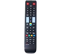 VINABTY AA59-00790A Télécommande de Remplacement pour Samsung TV UE22F5400AW UE32F5370SS UE39F5070SS UE42F5700AW UE60F6300AW UE50F5500AK UE32F5570SS UE46F5000AW UE32F5300AW UE46F5370SS UE60F6300AK