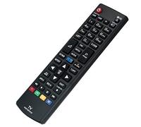 VINABTY AKB73975757 Télécommande de Remplacement Compatible avec LG LCD TV 26LN4607.AEU 27MT55S-PZ 28LB490B-ZH.BEUFLJP 28LB490U.AEU 32LB570B 32LB570U 32LB570V 32LB5800 32LB580B-SB 32LB580U 32LB580V