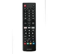 VINABTY AKB75095307 Télécommande remplacée Compatible avec Le téléviseur LCD LG avec Bouton Netflix 3D 32LJ550M-UB 43LJ5500-UA 75UJ657A-UB MFL6966930332LJ550B 32LJ550M 43LJ5500 43LJ550M