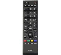 VINABTY CT-90326 Télécommande de rechange compatible pour TOSHIBA 19AV615DB 19AV615DG 19AV616DB 22AV603PG 22AV605PB 22AV605PG 22AV605PR 22AV606PG 22AV606PR 22AV615DG 22AV616DB 26AV603PR 26AV605PB