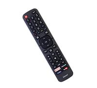 Vinabty EN-2A27 EN2A27 Télécommande de remplacement pour TV HISENSE 50H7GB1 50H8C 50H6B 55H6B 50H6GB 50H7GB 65H7B 55H7B Series H8C Series Avec touches Netflix et Vudu