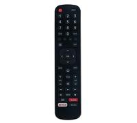 VINABTY EN2BB27H EN2BB27HB Télécommande remplacée pour Hisense FHD UHD Smart TV avec Media Youtube Netflix H65A6100 H39AE5500 H43A5600 H55A6100 H39A5600 H50A6100 H32AE5500