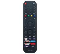VINABTY EN2F30H Télécommande remplacée Convient pour Hisense VIDAA 4K UHD TV 75A7100 50H6G 55H6G 65H6G 43S4 50S5 58S5 70S5