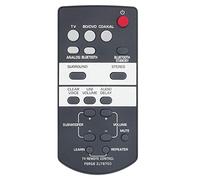 VINABTY FSR66 ZJ78750 Télécommande remplacée Convient pour Yamaha Soundbar YAS-103 YAS-93 ATS-1030 YAS103 YAS93 ATS1030 YAS-105 YAS-108 YAS-203 YAS-207 ATS-1060 YAS-106 YAS-107