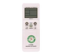VINABTY K-1038E Universal Remplacer la télécommande pour Dakin Fujitsu Panasonic Hitachi Mitsubishi Toshiba LG Air Conditioner Remote Control 1000 in 1 with LCD Display