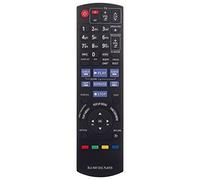 VINABTY N2QAKB000077 Télécommande remplacée Convient pour Panasonic Blu-Ray Disc Player DMP-BDT100 DMP-BD65 DMP-BD85 DMP-BD45 DMP-BD85EG-K DMP-BD65EG-K DMP-BDT100EG DMP-BD85EG DMP-BDT310