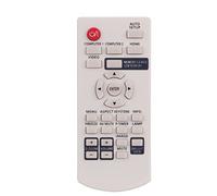 VINABTY N2QAYA000110 Télécommande de remplacement compatible avec Panasonic PT-LB280 PT-LB280U PT-LB280E PT-LB360 PT-LB360E PT-LB360U PT-LB330 PT-LB330E PT-LB330U PT-LB300 PT-LB300E PT-LB300U PT-LB303