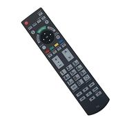 VINABTY N2QAYB000715 N2QAYB000746 Télécommande de Remplacement Compatible avec Panasonic TV Télécommande N2QAYB000715 TX-P65VT50J TX-P65VT50T TX-P65VT50Y TX-PR42GT50 TXL47ETW50