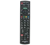 VINABTY N2QAYB000753 Télécommande de Remplacement fit for Panasonic TX-L32D25BA TX-L32D25E TX-L32D28EP TX-P42S30Y TX-P42S31B TX-P42V20E TX-L37G20ES TX-L37V20BA TX-P46G20BA TX-L47EW5 N2QAYB000673