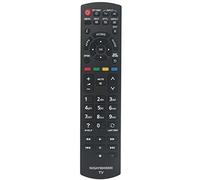 VINABTY N2QAYB000830 Télécommande de Remplacement Compatible avec Panasonic LCD TV TX-39AS500E TX-L32BL6E TX-L32BLW6 TX-L32E6B TX-L39BL6E TX-L39E6BK TX-L39E6YK TX-L42E5B TX-L42E6EK TX-L42E6YK