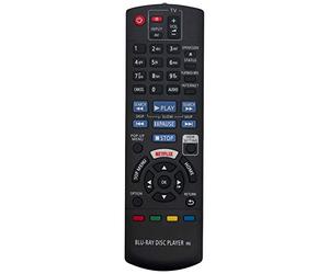 VINABTY N2QAYB001147 Télécommande de rechange pour Panasonic DMP-UB300EB DMP-UB300EBK DMP-UB400 Dmp-ub310 Dmp-ub300 Dp-ub420 Dp-ub320 DMP-UB400EB DP-UB400EB B820 Lecteur Blu Ray DP-UB820EB-K