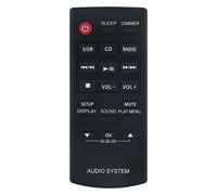 VINABTY N2QAYC000060 Télécommande remplacée pour PANASONIC Audio System Remote Control SA-HC17EB-K SCHC17 SCHC17EB SC-HC17EB