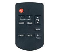VINABTY N2QAYC000126 Télécommande remplacée Convient pour Panasonic Soundbar SU-HTB250 SU-HTB254 SU-HTB258 SU-HTB250EBK SU-HTB250EGK SC-HTB258 SC-HTB250 SC-HTB258EBK SUHTB250 SUHTB250GNK