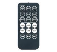 VINABTY Nouveau GDSB04BT60 Télécommande de Remplacement pour Goodmans GDSB04BT60 Bluetooth Soundbar Home Theater System pour Majority SNO-Bar-BLK Remote Controller