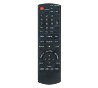 VINABTY Nouveau N2QAYB000394 Télécommande de Remplacement N2QAYB000394 Audio System Télécommande pour PANASONIC Compact Stereo System SC-HC3 SC-HC3EB-S SCHC3 N2QAYB000394 Remote Controller