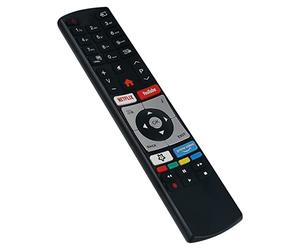 VINABTY Nouveau RC4318P Télécommande de Remplacement RC4318P 30101761 Télécommande pour Telefunken 30101761 RC4318P pour Techwood H32T60F 32 Zoll Fernseher/Smart TV Remote Controller