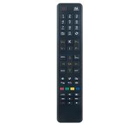 VINABTY RC4825 Télécommande remplacée Fit pour Telefunken 4K OLED TV D32H278A3 D32H277N3C D49F283N3C L55F243N3CV1 L23H277D3 L42F242N3C L28H272M3D D39F275N3C D39F185N3C D32H280Q3 L24H180A3D